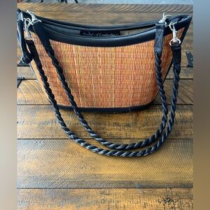 Baskets of Cambodia! Handcrafted woven handbag.